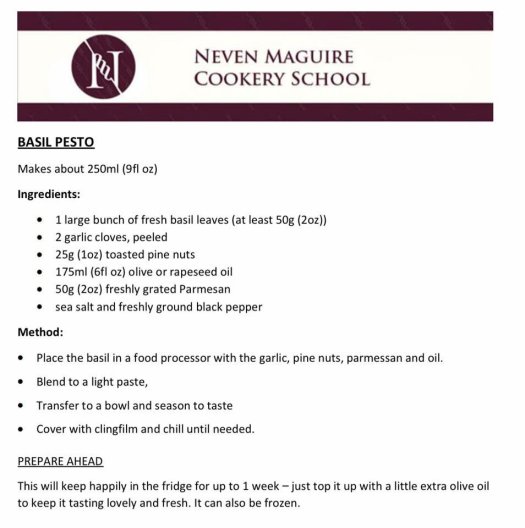 macnean basil recipe