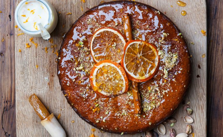 clodagh orange pistachio