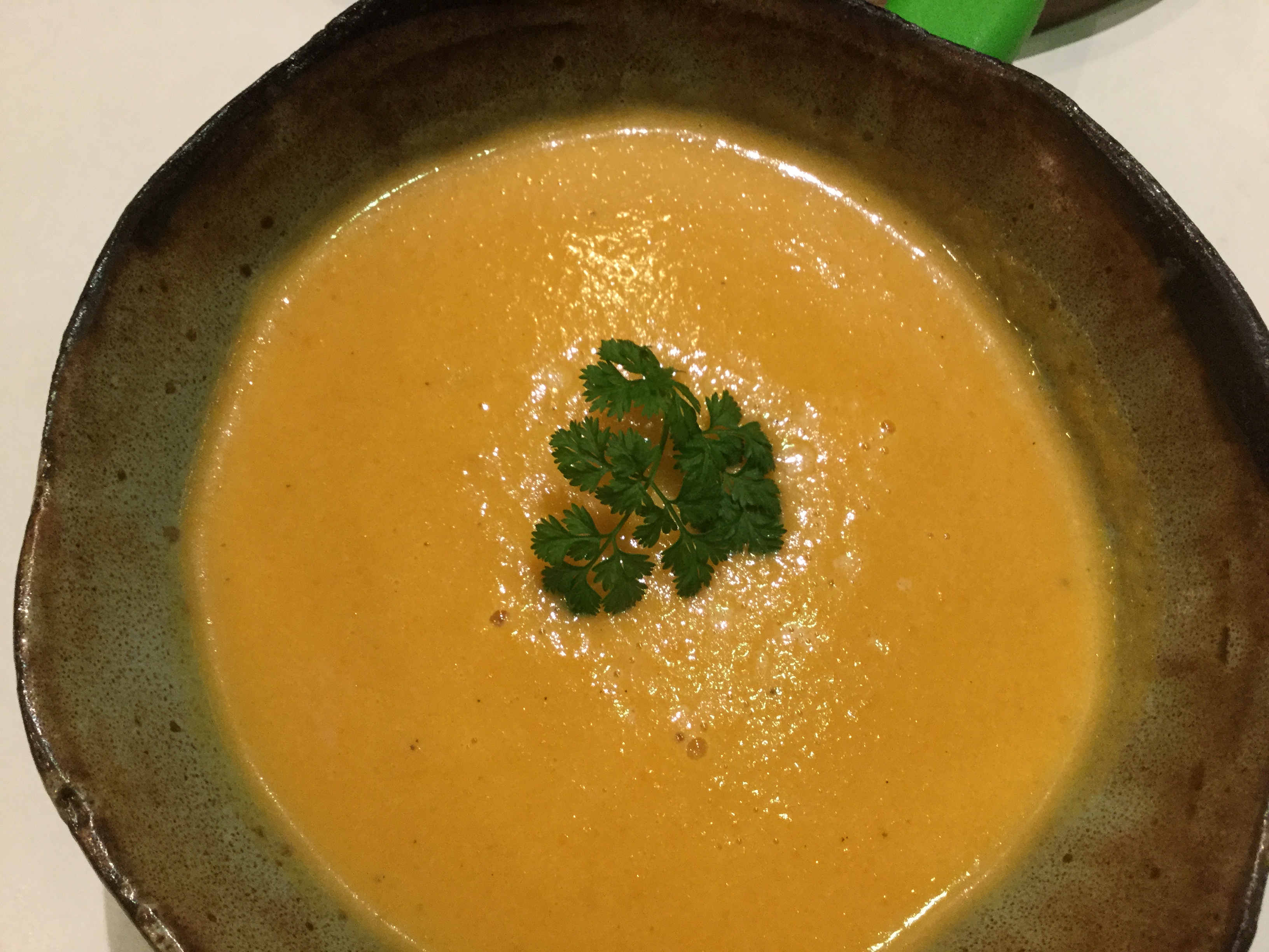 Carrot-Mint-Soup-(Carrot-Lovage-Soup)-(Carrot,-Chive