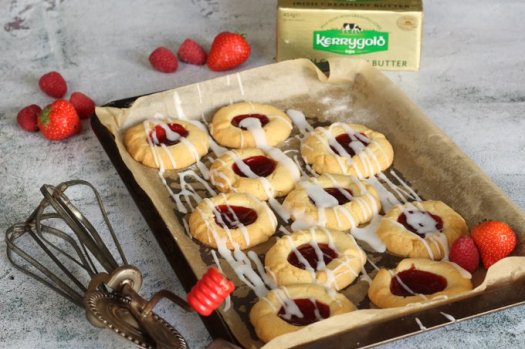 kerrygold jam drop cookies